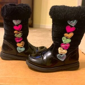 Rachel Shoes Hearts Boot - Kids Size 10M